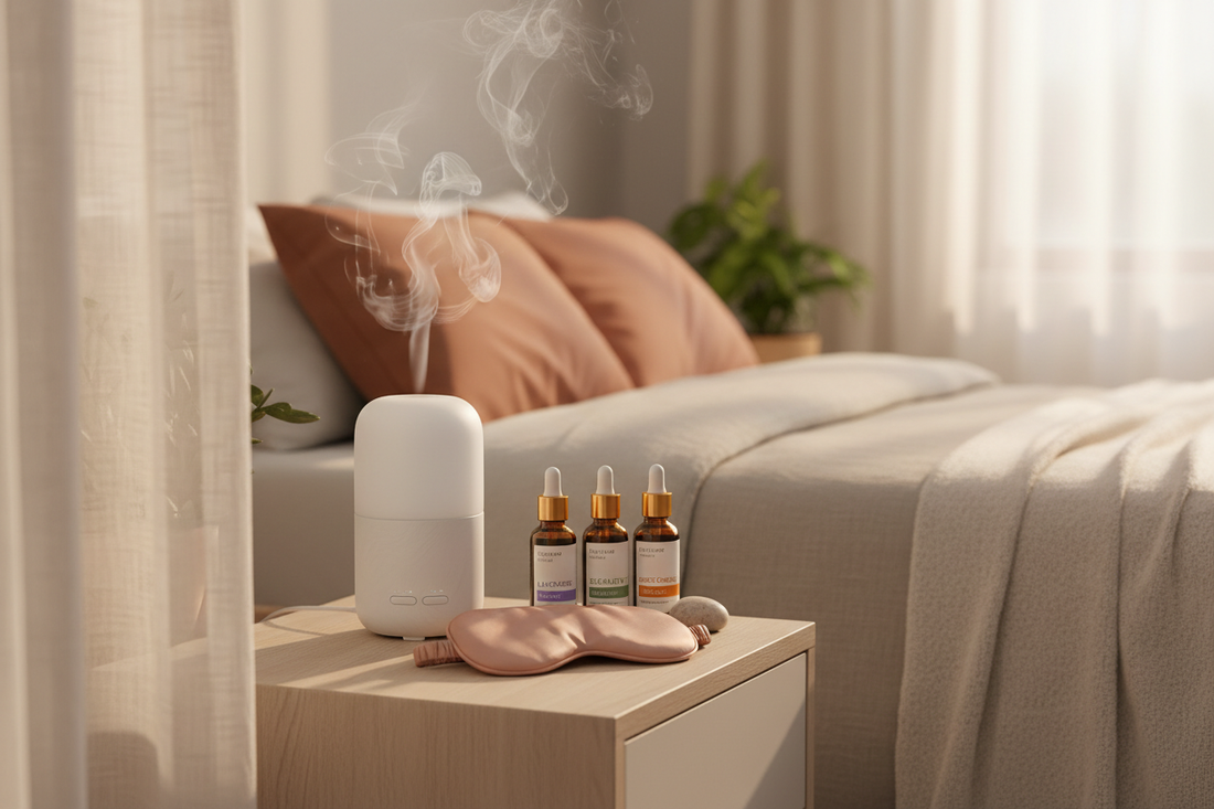 The Best Sleep Trio: Essential Oils,Eye Masks,Aromatherapy Essential Oil Diffuser