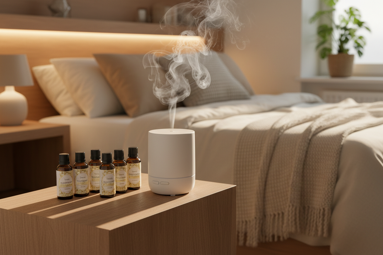 Bedroom fragrance essential oil, creating an exclusive sleep space