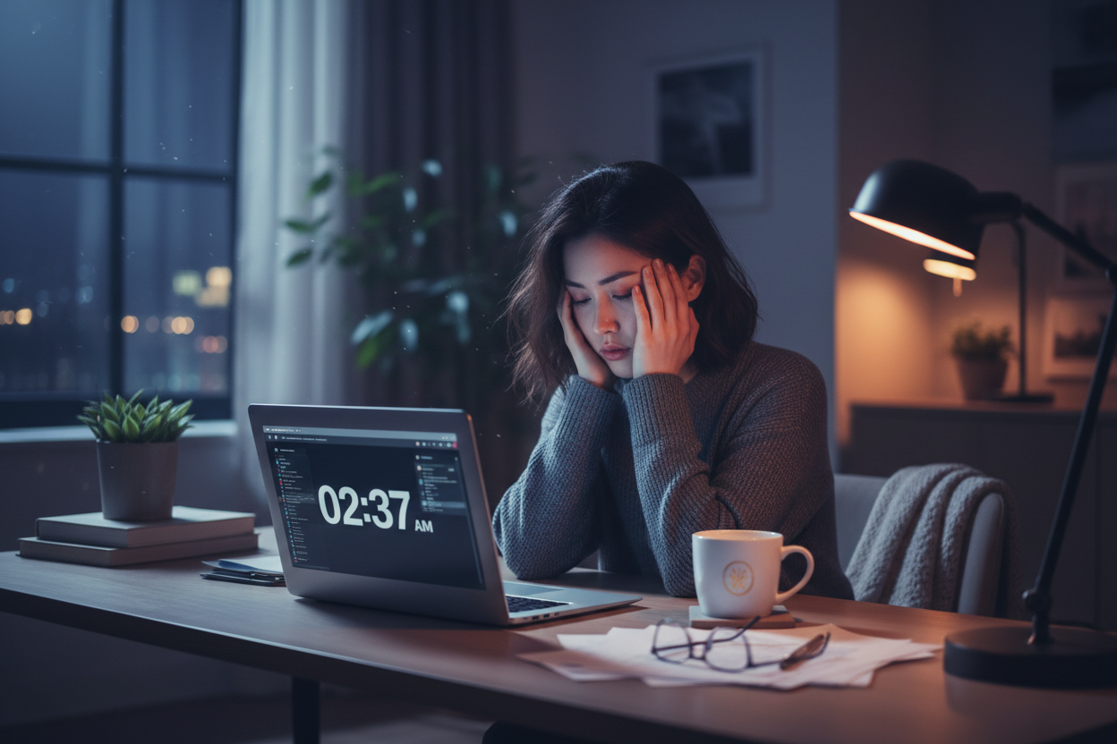 The harms of staying up late go beyond dark circles: the body is quietly "sounding the alarm"