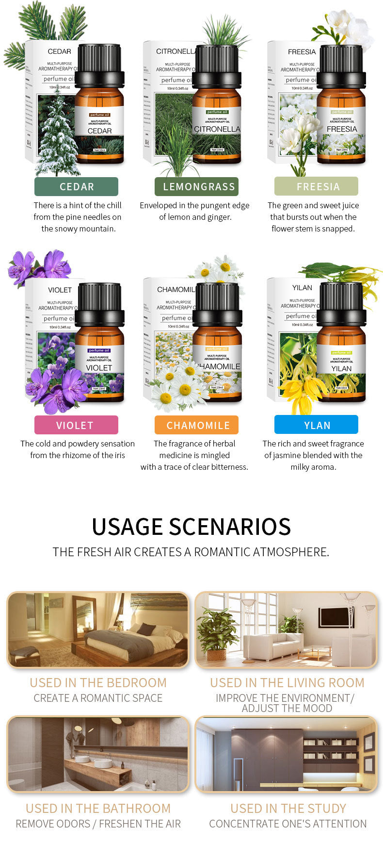 Water-soluble Lavender Essential Oil 10ml Aromatherapy Lavender Essential Oil Perfume Oil