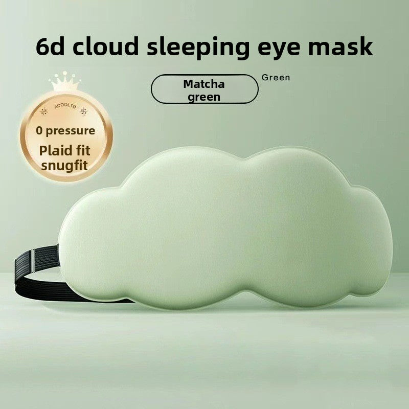6D 3D Stereo Cloud Sleep Mask for Women Men Lightweight Breathable Eye Mask for Travel Nap Insomnia Relief Eye Fatigue