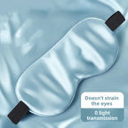 Silk Eye Mask Mulberry Silk Nap Double-Sided Light Blocking Eye Mask Sleep Lightproof Non-Pressing Eye Mask
