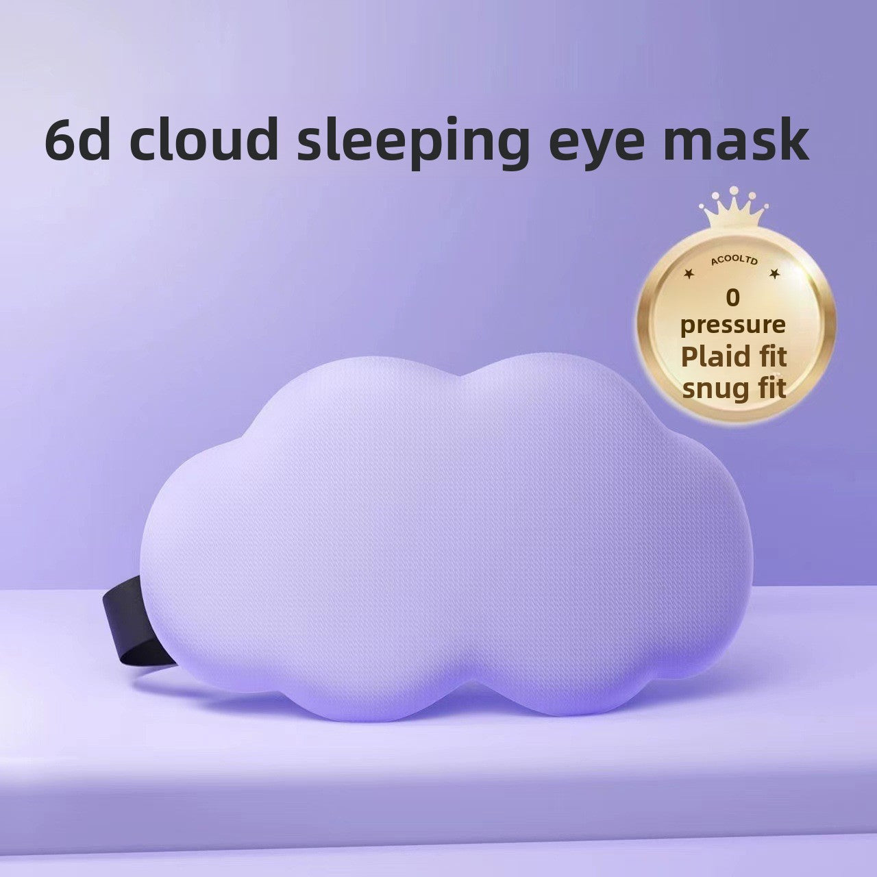 6D 3D Stereo Cloud Sleep Mask for Women Men Lightweight Breathable Eye Mask for Travel Nap Insomnia Relief Eye Fatigue