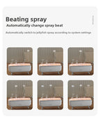 Cross-Border Water Drop Essential Oil Aromatherapy Machine Home Large Mist Volume Remote Control Timing Ultrasonic Atomization Humidifier Christmas Gift