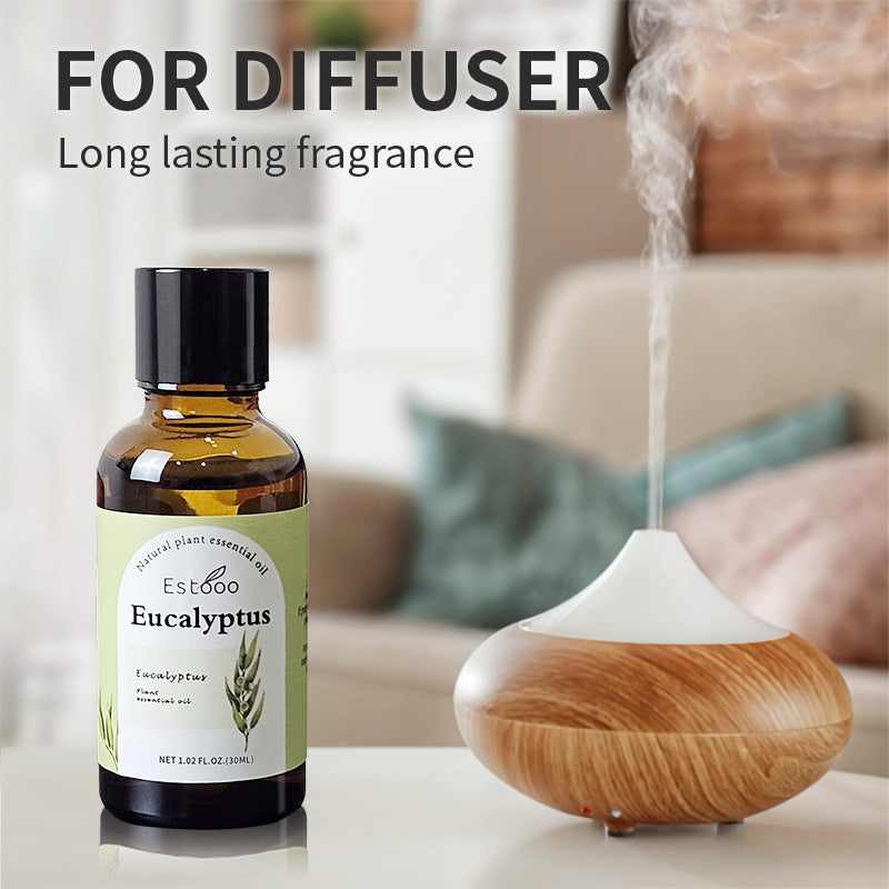 Eucalyptus Essential Oil 30ml Car Hotel Indoor Diffuser Special Flameless Aromatherapy Massage Skincare Plant Oil