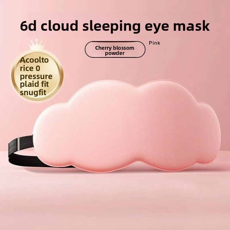 6D 3D Stereo Cloud Sleep Mask for Women Men Lightweight Breathable Eye Mask for Travel Nap Insomnia Relief Eye Fatigue