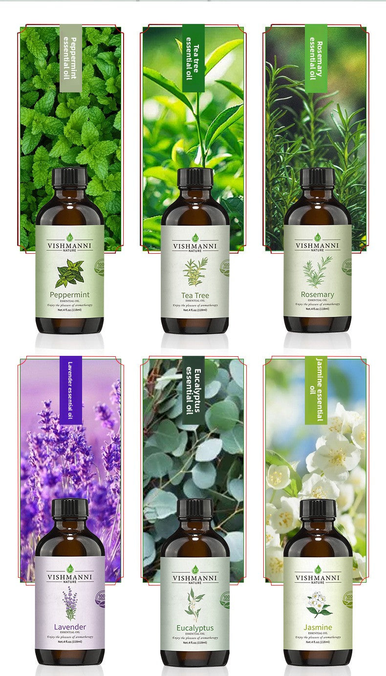 Cross-Border Single Essential Oil Rose Lavender Jasmine Massage SPA Aromatherapy Plant Extract Water-Soluble Fragrance Essential Oil