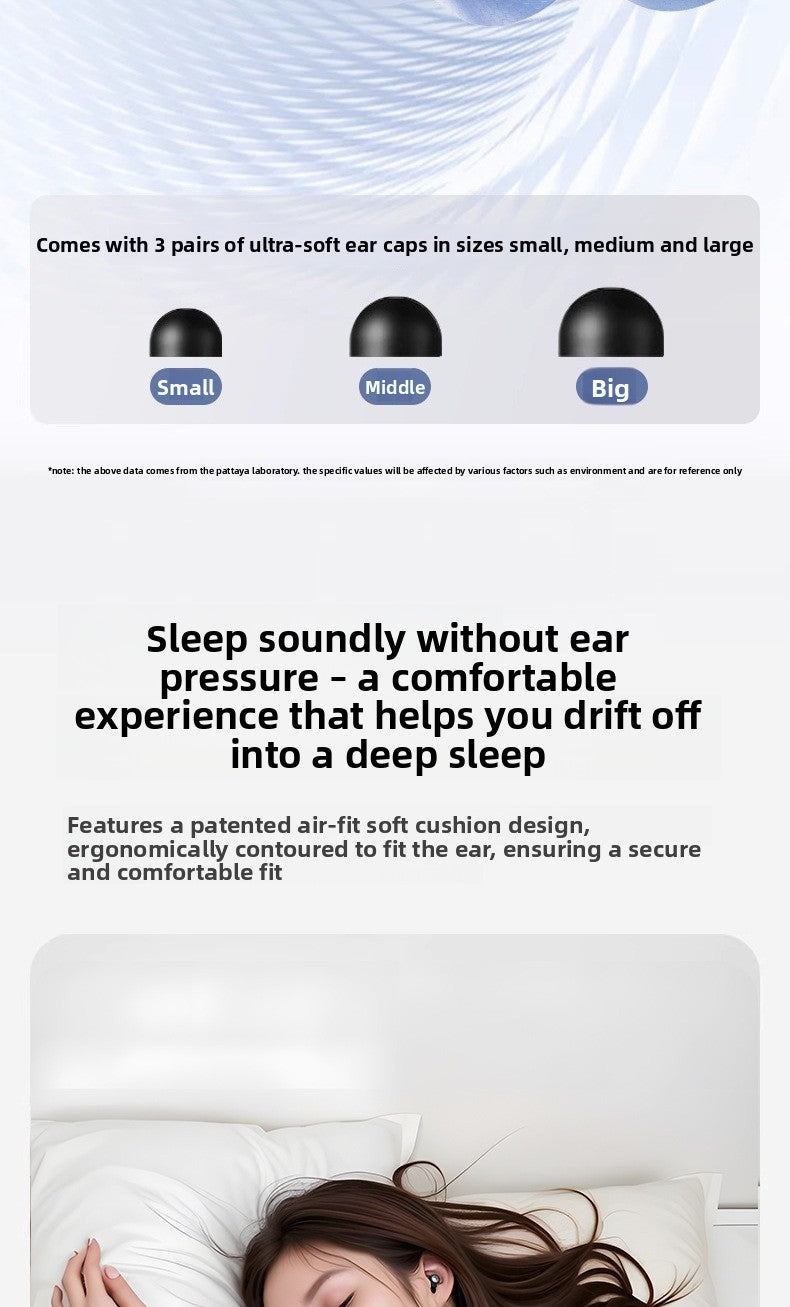 Noise-Cancelling Sleep Earplugs for Sleeping, Super Soundproof, Long-Wear Comfort, Anti-Noise Silicone Earplugs for Small Ear Canals