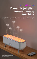 Cross-Border Water Drop Essential Oil Aromatherapy Machine Home Large Mist Volume Remote Control Timing Ultrasonic Atomization Humidifier Christmas Gift