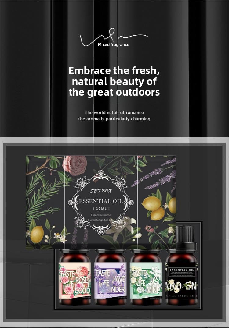 Water Soluble Aromatherapy Essential Oil Set 10ml Humidifier Special Fragrance Oils Plant Diffuser Aromatic Kit