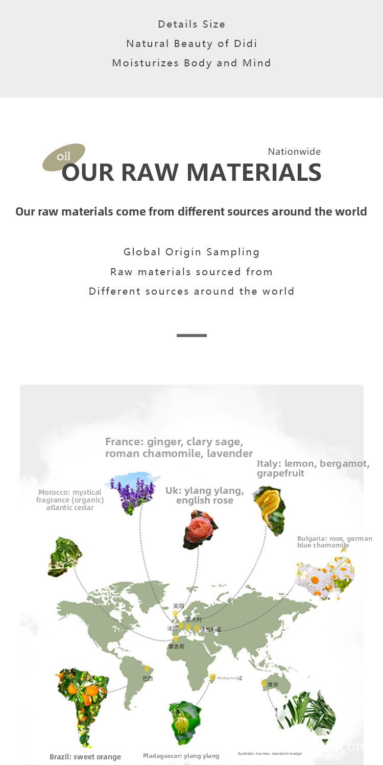 Water Soluble Aromatherapy Essential Oil Set 10ml Humidifier Special Fragrance Oils Plant Diffuser Aromatic Kit