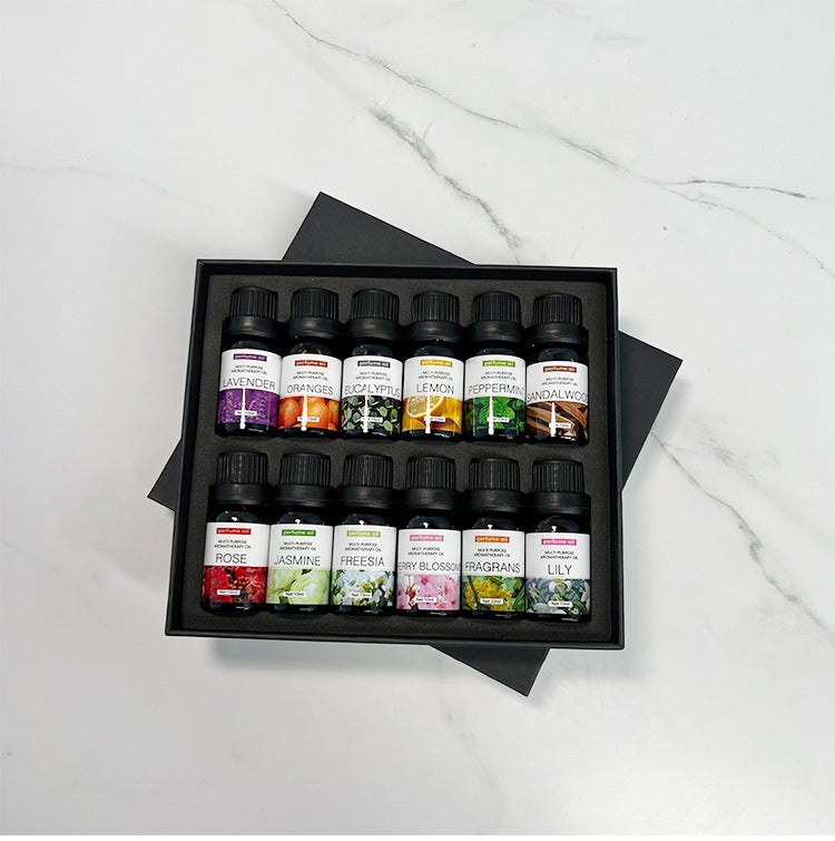 Water-Soluble Aromatherapy Essential Oil 10ml Humidifier Diffuser Stone Gypsum Long-Lasting Incense Set Long-Lasting Fragrance