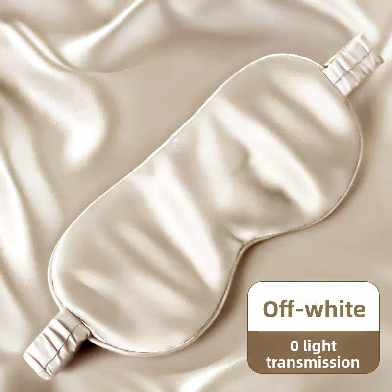 Silk Eye Mask Mulberry Silk Nap Double-Sided Light Blocking Eye Mask Sleep Lightproof Non-Pressing Eye Mask