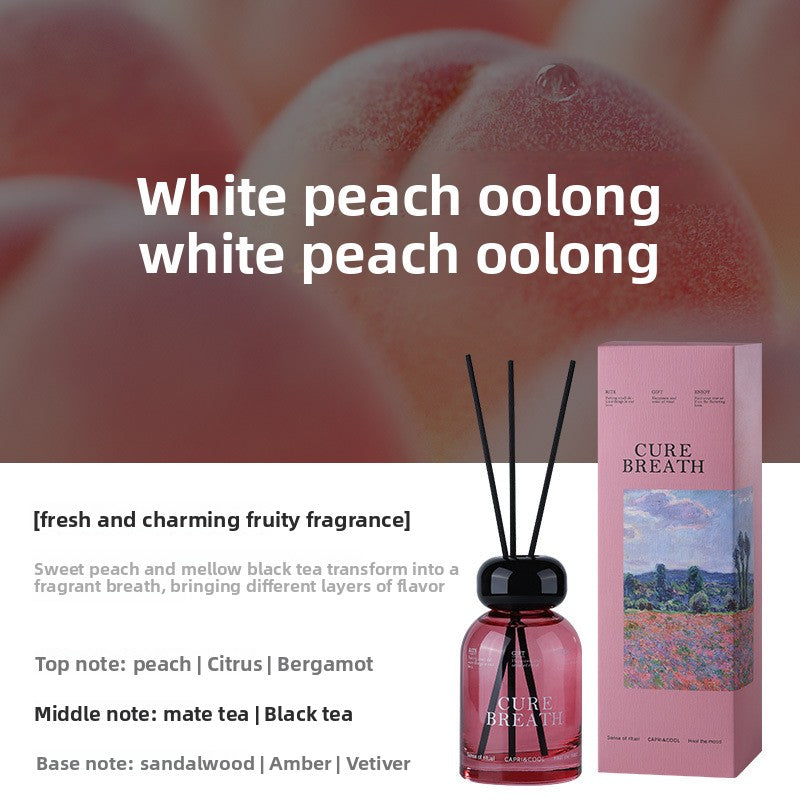 100% Natural Reed Diffuser Aromatherapy Essential Oil Home Fragrance Long Lasting Scent Minimalist High-end Room Deodorizer Gift for Women Men