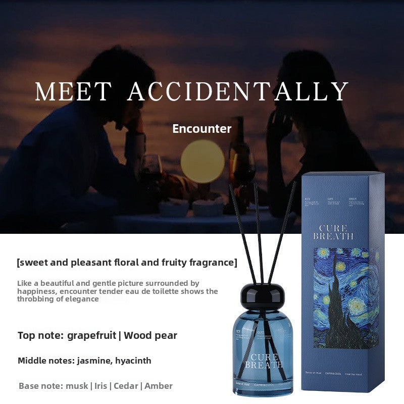 100% Natural Reed Diffuser Aromatherapy Essential Oil Home Fragrance Long Lasting Scent Minimalist High-end Room Deodorizer Gift for Women Men