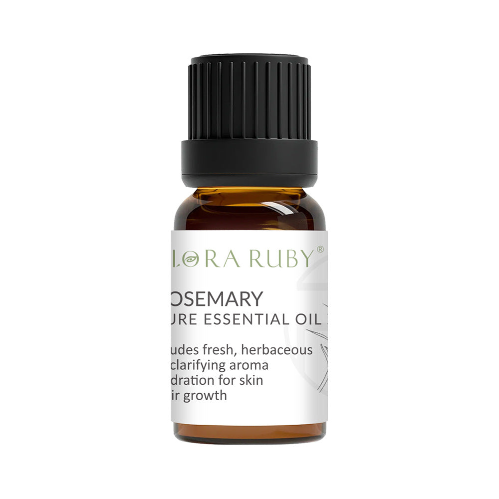 Cross-Border Plant Single Aromatherapy Essential Oil 10ml Lavender Rose Lemon Rosemary Bergamot Black Pepper Essential Oil
