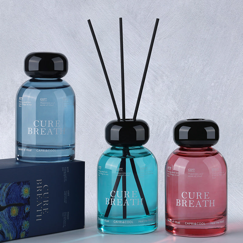 100% Natural Reed Diffuser Aromatherapy Essential Oil Home Fragrance Long Lasting Scent Minimalist High-end Room Deodorizer Gift for Women Men