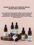 Wholesale DIY Team Building Perfume Essential Oil Concentrate Indoor Salon Homemade Perfume Fragrance Oil Balm Plant Essential Oil