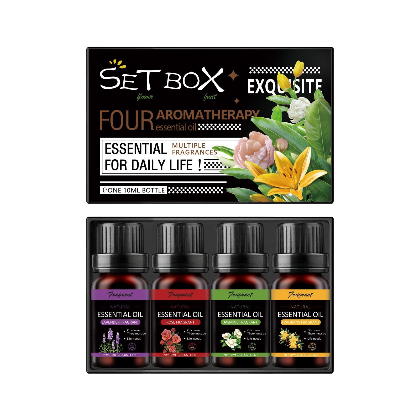 Water Soluble Aromatherapy Essential Oil Set 10ml Humidifier Special Fragrance Oils Plant Diffuser Aromatic Kit