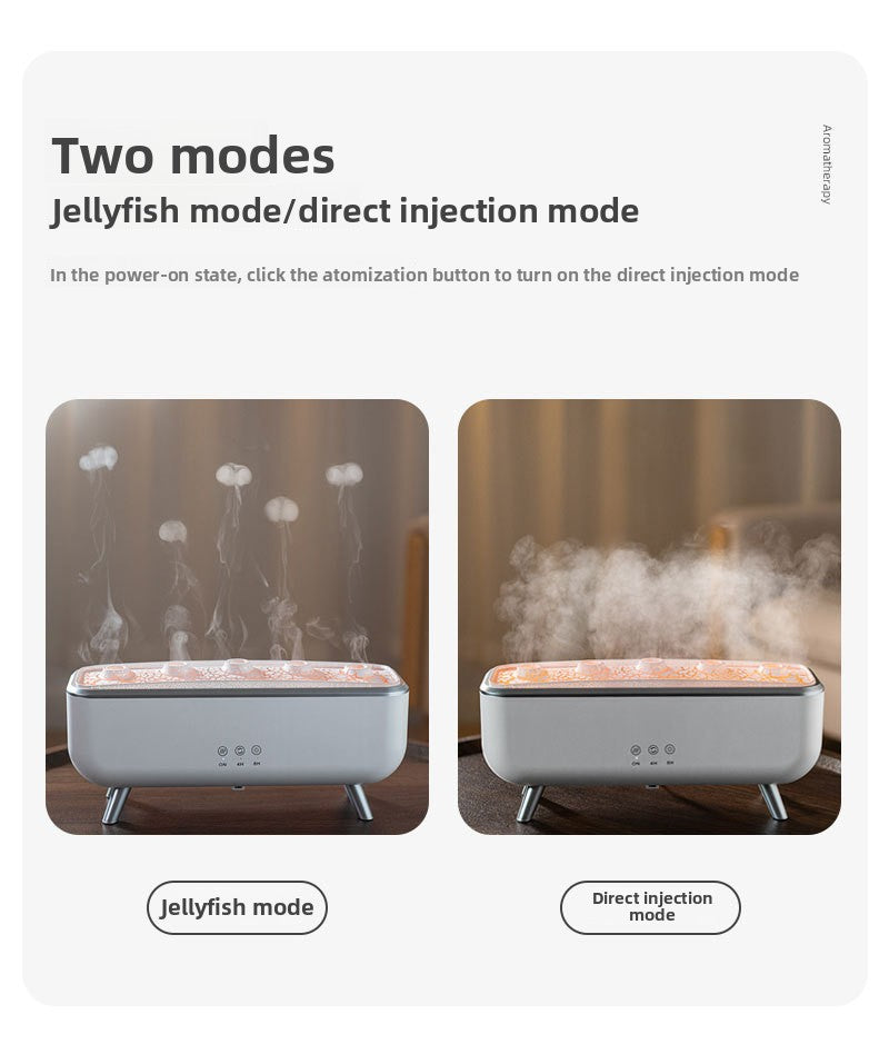 Cross-Border Water Drop Essential Oil Aromatherapy Machine Home Large Mist Volume Remote Control Timing Ultrasonic Atomization Humidifier Christmas Gift