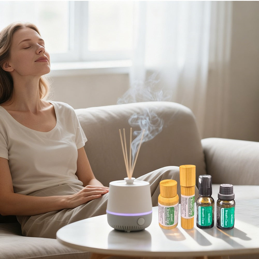 Clear Breath Botanical Oil Eucalyptus Mint, Natural Respiratory Refresh