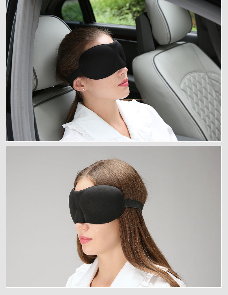 3D Contoured Sleep Mask for Men Women, Super Soft Memory Foam Light Blocking Eye Mask with Adjustable Strap, Ideal for Travel Work Naps