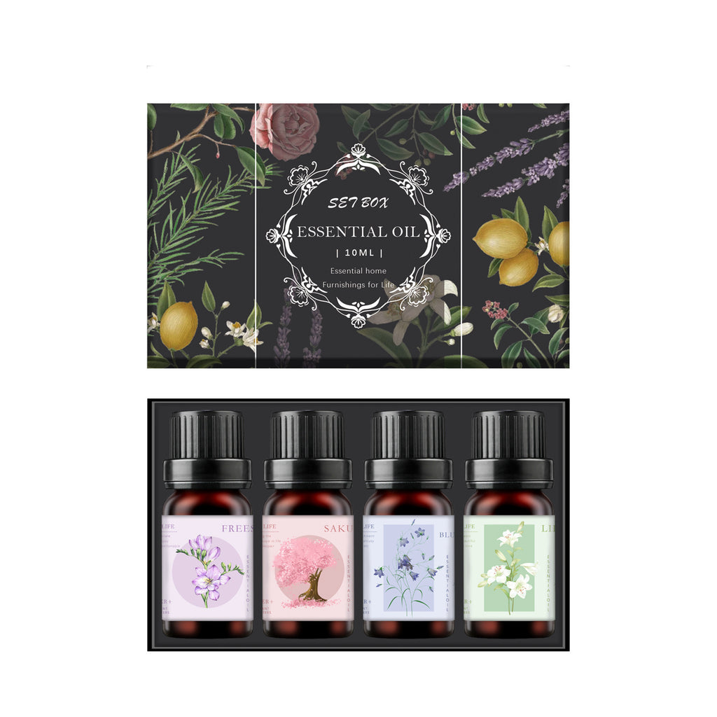 Water Soluble Aromatherapy Essential Oil Set 10ml Humidifier Special Fragrance Oils Plant Diffuser Aromatic Kit