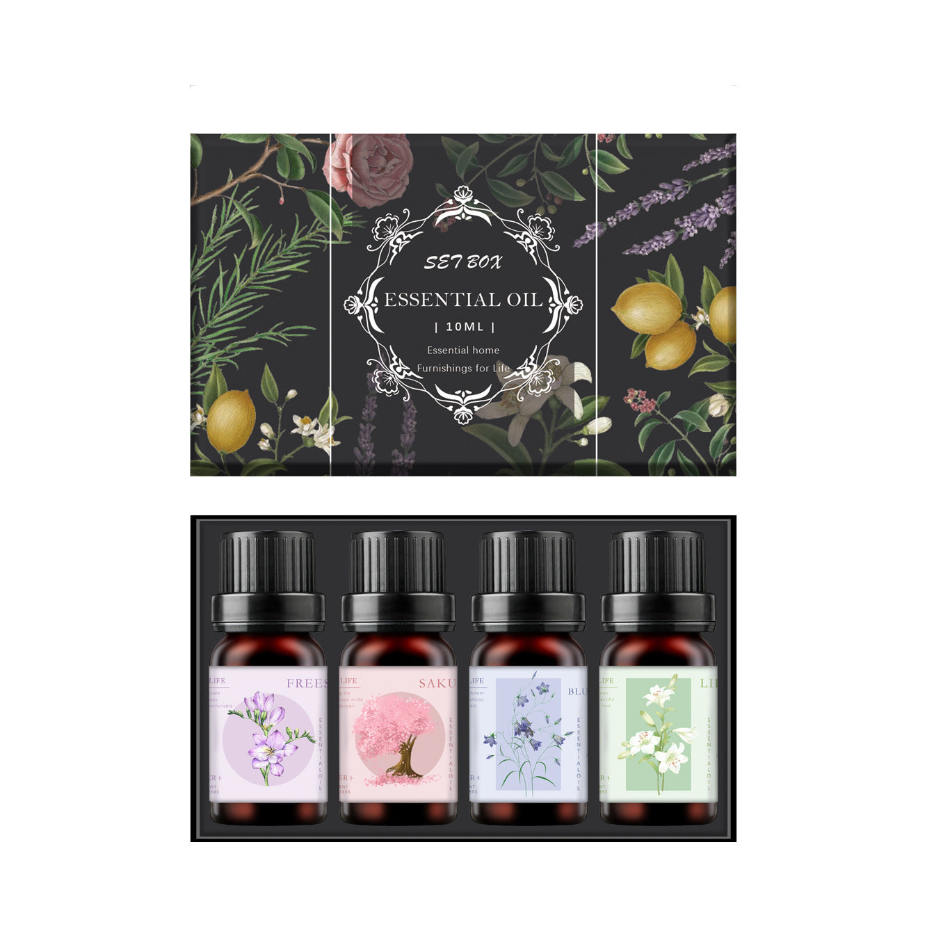 Water Soluble Aromatherapy Essential Oil Set 10ml Humidifier Special Fragrance Oils Plant Diffuser Aromatic Kit