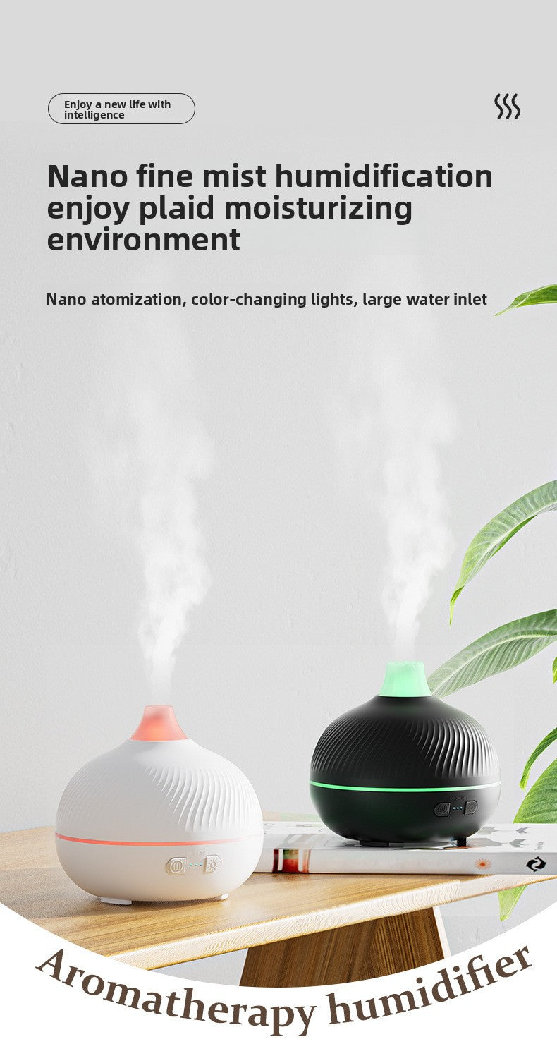 Cross-Border Onion Head Aromatherapy Machine Ultrasonic Humidifier Colorful Atmosphere Light Aromatherapy Machine Humidifier Air Humidifier