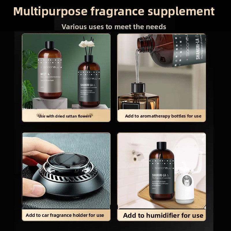 500ML Five-Star Hotel Fireless Aromatherapy Home Indoor Bedroom Room Deodorizing Air Freshener Refill