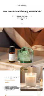 Oil-Soluble Aromatherapy Essential Oil Fresh Air Aromatherapy Candle Diffuser Stone Special Plant Aromatherapy Essential Oil