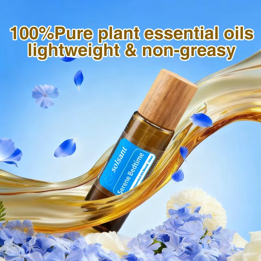 Serene Bedtime Oil - Natural Lavender & Citrus Aromatherapy Blend for Relaxation & Better Sleep