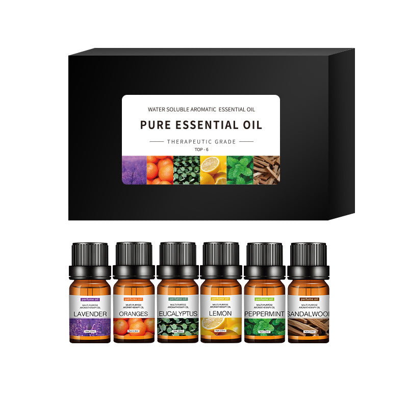 Water-Soluble Aromatherapy Essential Oil 10ml Humidifier Diffuser Stone Gypsum Long-Lasting Incense Set Long-Lasting Fragrance