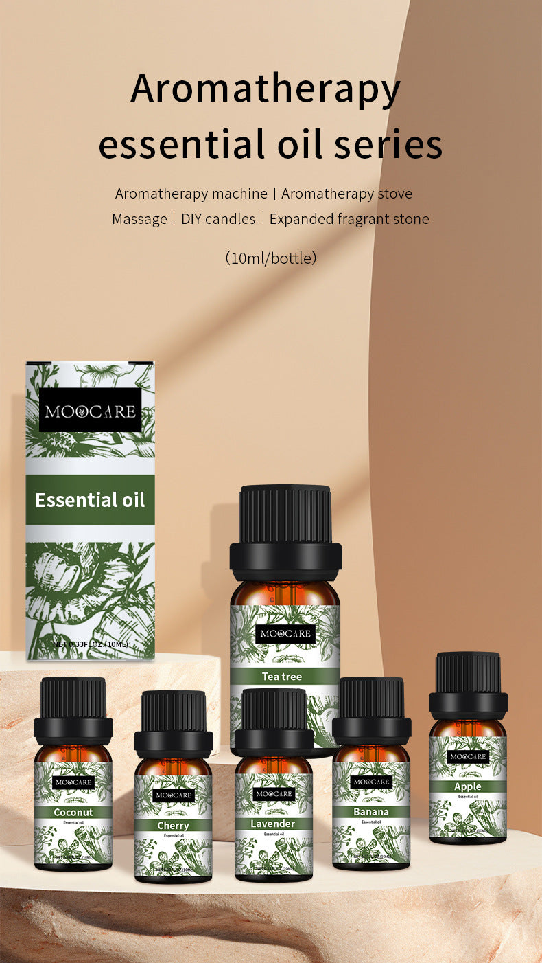 Full Set Candle Aromatherapy Essential Oil Lavender Single Essential Oil 10ml Perfume Oil Massage Skincare Plant Tea Tree Essential Oil