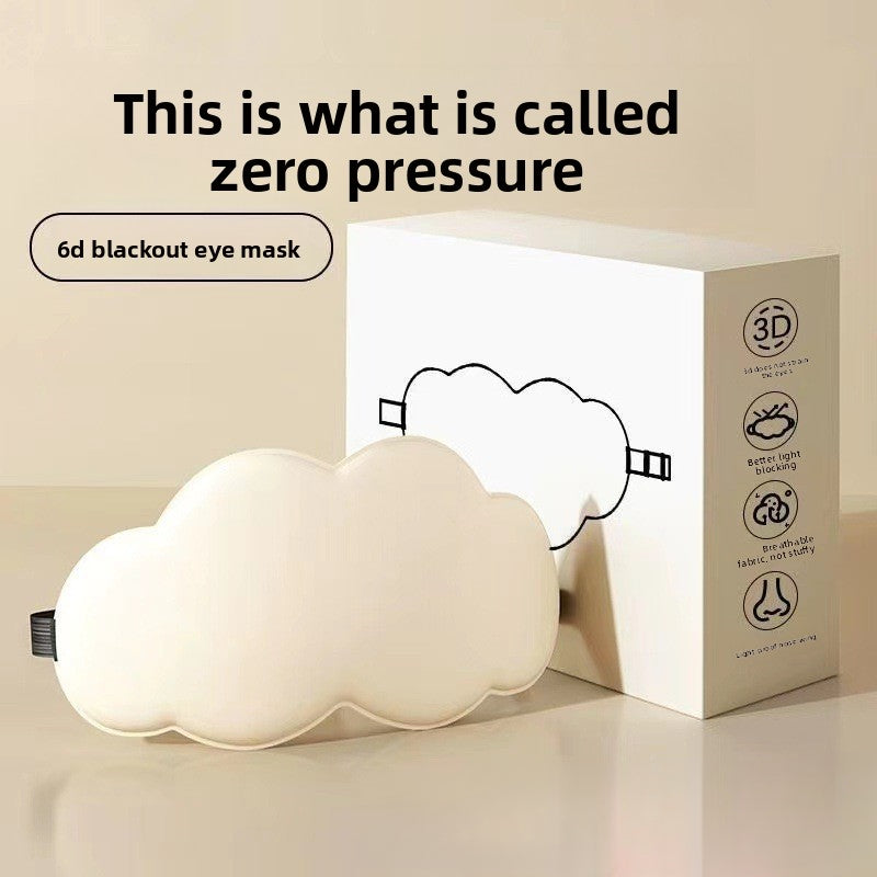 6D 3D Stereo Cloud Sleep Mask for Women Men Lightweight Breathable Eye Mask for Travel Nap Insomnia Relief Eye Fatigue