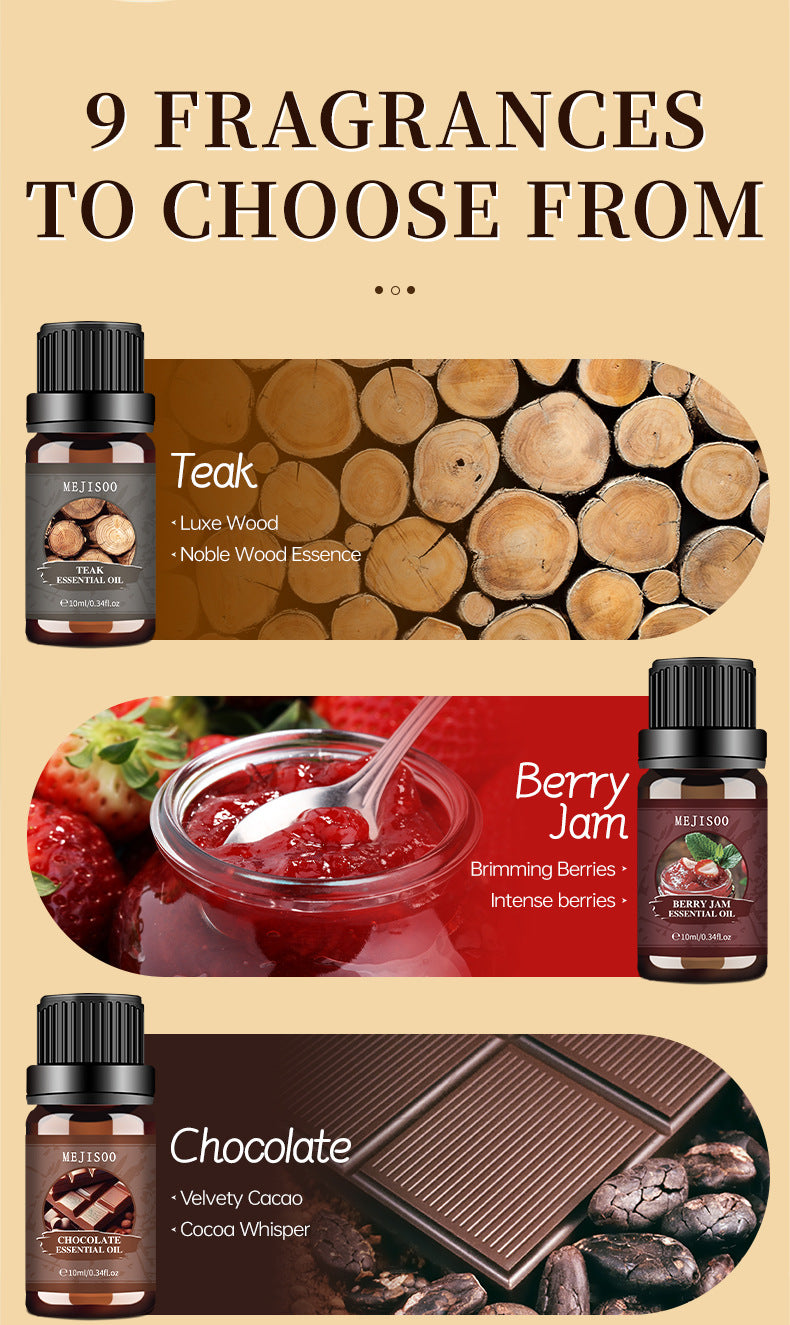 Cross-Border Miami Plus Sa Store Aromatherapy Essential Oil Sweet Tobacco Gingerbread Multi Berry Jam Water-Soluble Aromatherapy Essential Oil Export