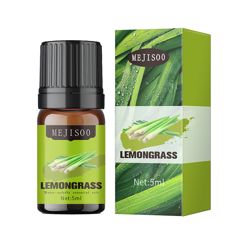 Cross-Border English Water-Soluble Aromatherapy Essential Oil 5ML Plant Essential Oil Suitable for Bedroom Humidifier Diffuser Aromatherapy Essential Oil