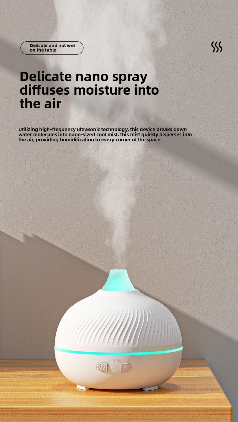 Cross-Border Onion Head Aromatherapy Machine Ultrasonic Humidifier Colorful Atmosphere Light Aromatherapy Machine Humidifier Air Humidifier