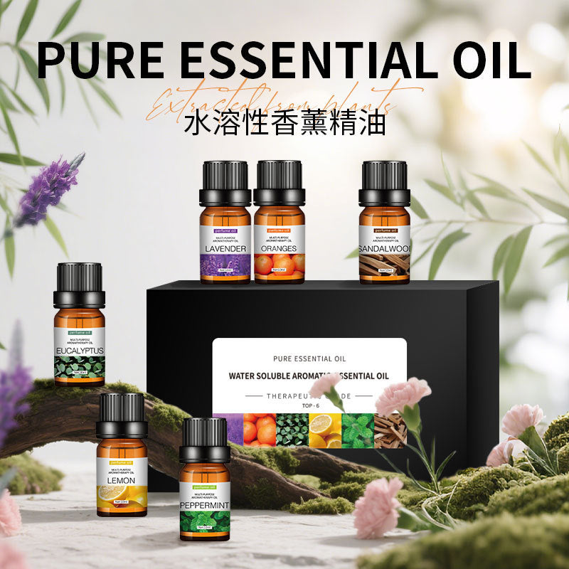 10ML *12 Pieces Home Bedroom Car Aromatherapy Water-Soluble Humidifier Aromatherapy Essential Oil Set