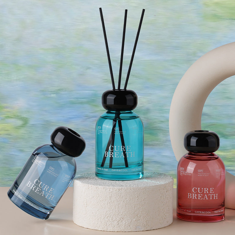 100% Natural Reed Diffuser Aromatherapy Essential Oil Home Fragrance Long Lasting Scent Minimalist High-end Room Deodorizer Gift for Women Men