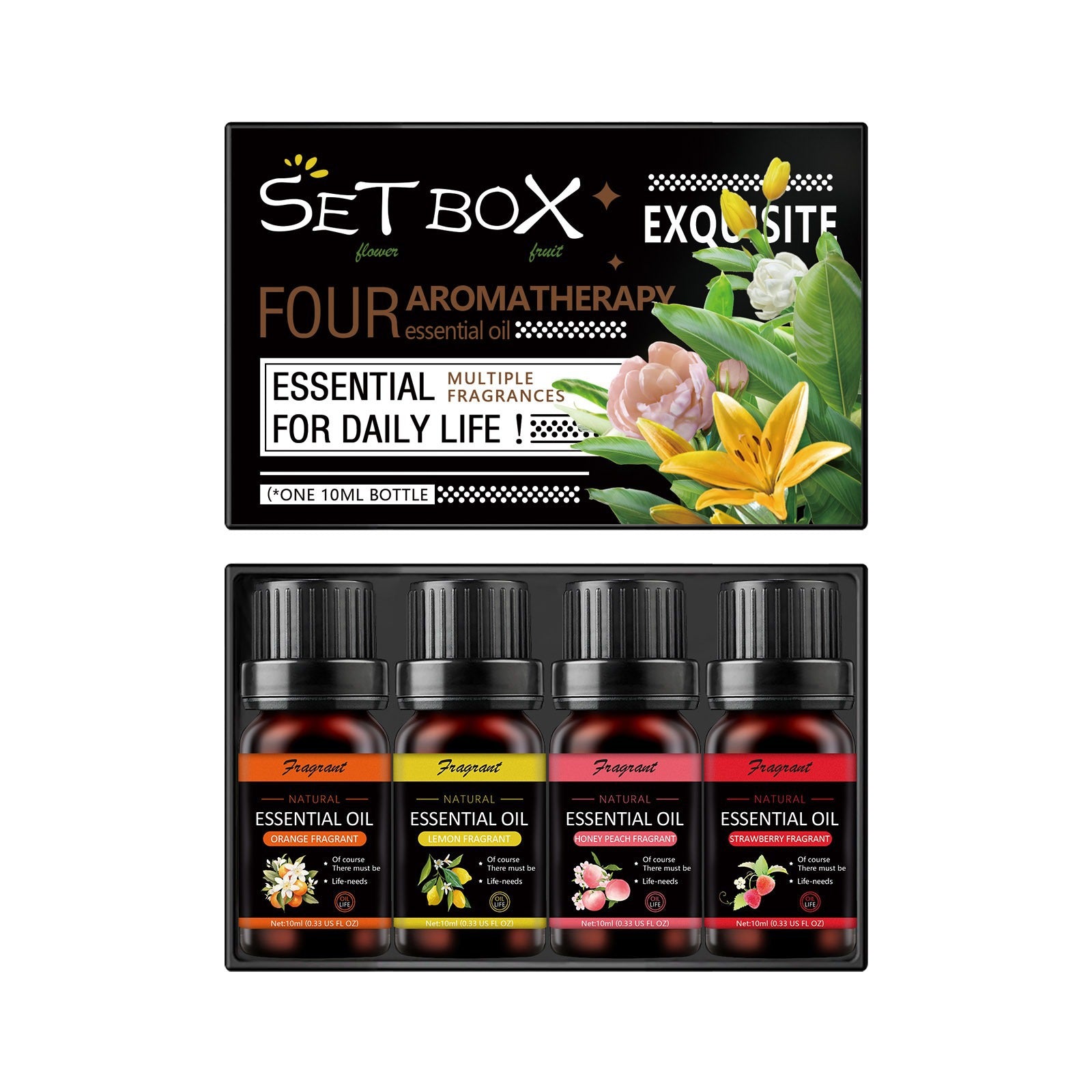 Water Soluble Aromatherapy Essential Oil Set 10ml Humidifier Special Fragrance Oils Plant Diffuser Aromatic Kit