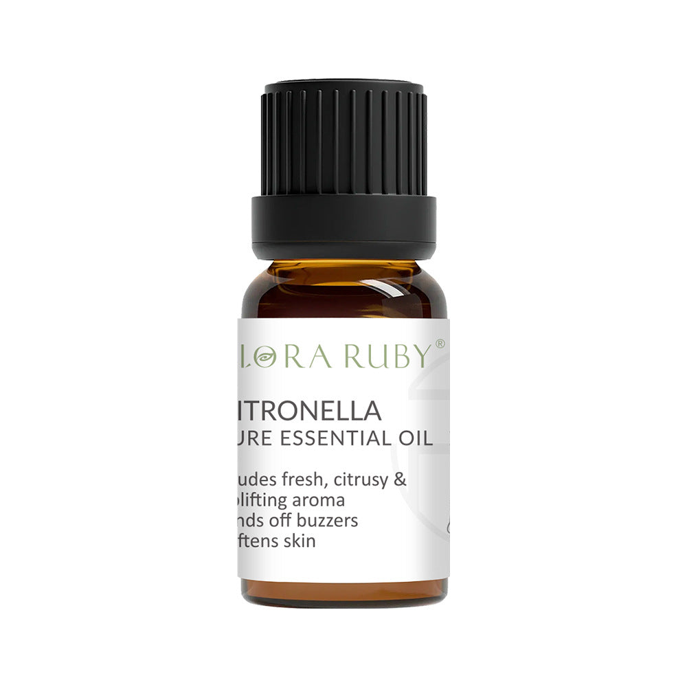 Cross-Border Plant Single Aromatherapy Essential Oil 10ml Lavender Rose Lemon Rosemary Bergamot Black Pepper Essential Oil