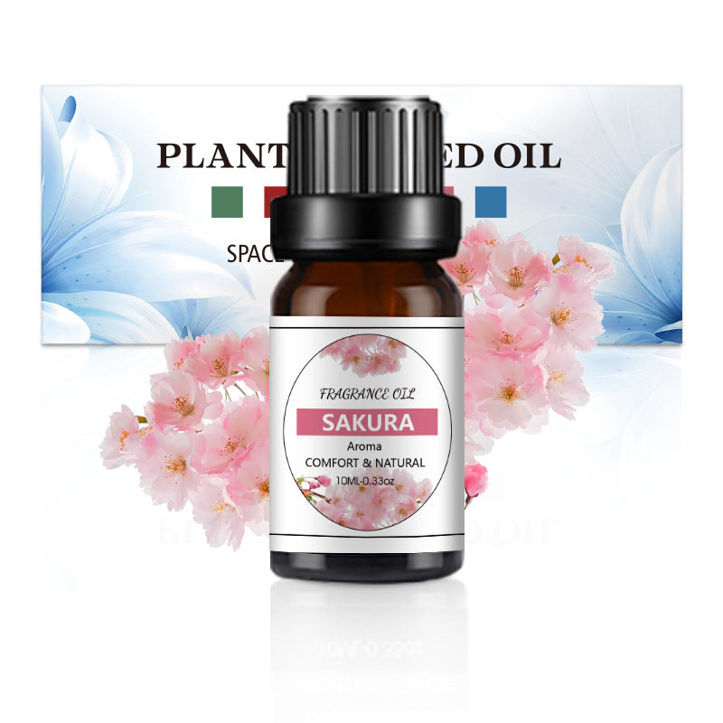 10ml Water-Soluble Aromatherapy Essential Oil for Fresh Fragrance, Humidifier Diffuser, Long-Lasting Scent, Cross-Border Hot Item