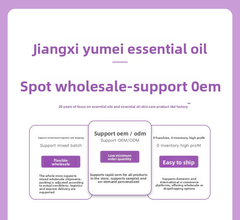 Wholesale DIY Team Building Perfume Essential Oil Concentrate Indoor Salon Homemade Perfume Fragrance Oil Balm Plant Essential Oil