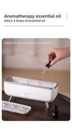 Cross-Border Water Drop Essential Oil Aromatherapy Machine Home Large Mist Volume Remote Control Timing Ultrasonic Atomization Humidifier Christmas Gift