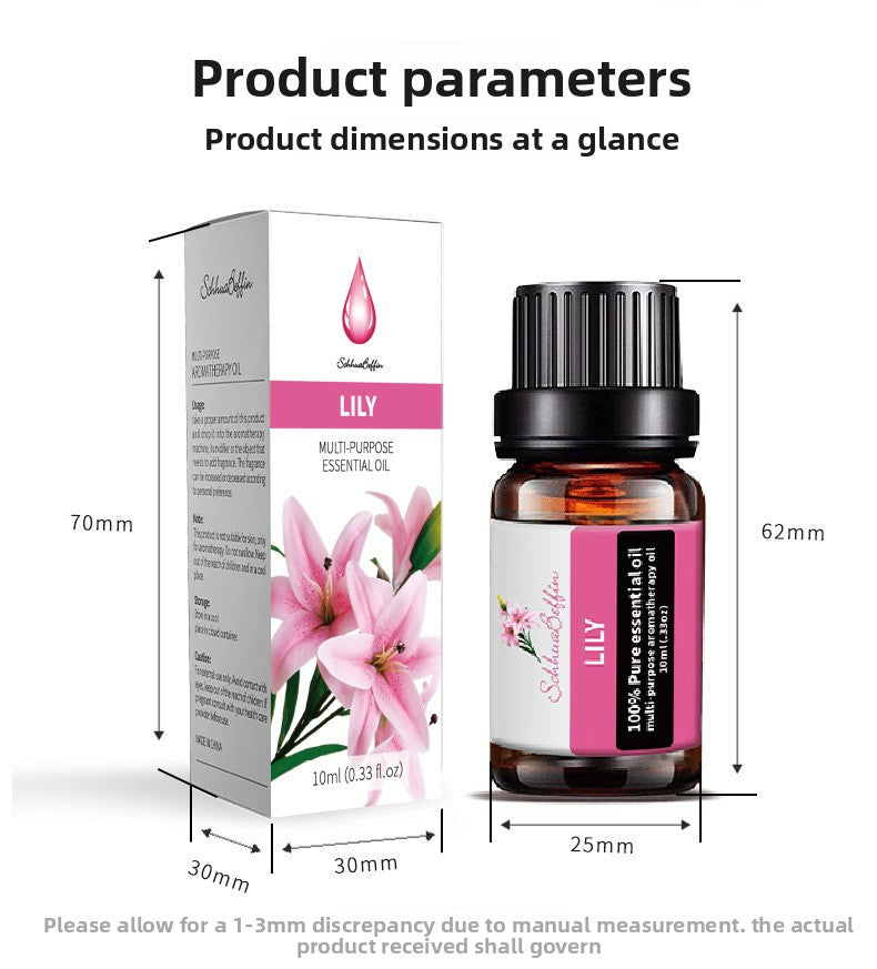 Water-Soluble Aromatherapy Essential Oil Lavender Rose Fragrance Aromatherapy Humidifier Special Wholesale Processing Cross-Border Exclusive Supply