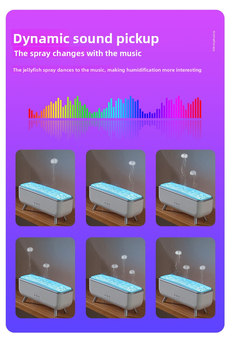 Cross-Border Water Drop Essential Oil Aromatherapy Machine Home Large Mist Volume Remote Control Timing Ultrasonic Atomization Humidifier Christmas Gift