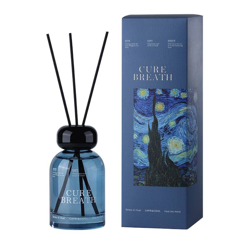 100% Natural Reed Diffuser Aromatherapy Essential Oil Home Fragrance Long Lasting Scent Minimalist High-end Room Deodorizer Gift for Women Men
