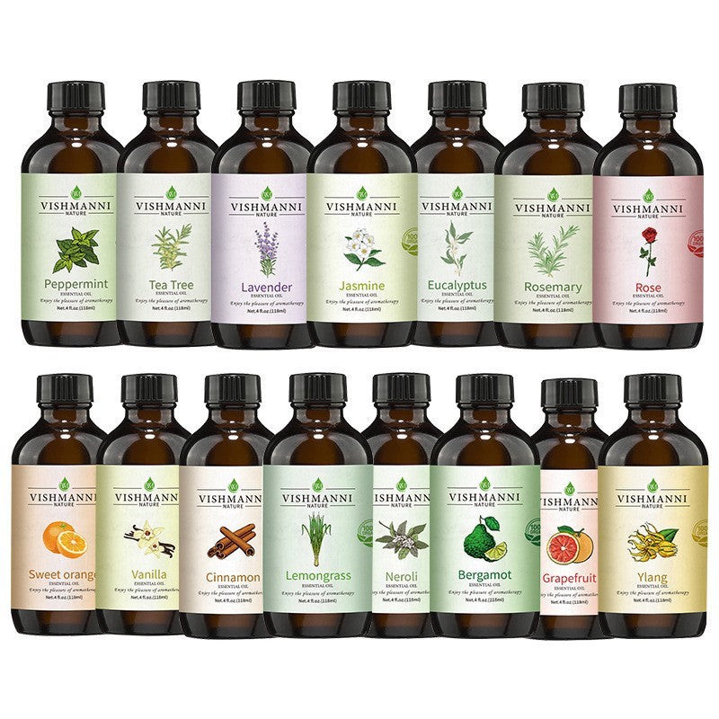 Cross-Border Single Essential Oil Rose Lavender Jasmine Massage SPA Aromatherapy Plant Extract Water-Soluble Fragrance Essential Oil