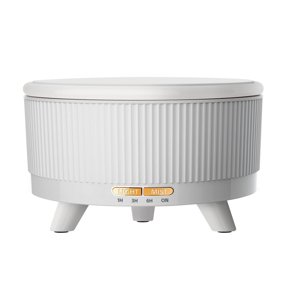 2024 Ultrasonic Large White Aromatherapy Diffuser Wood Grain Household Large Capacity 500ml Humidifier Bedroom Essential Oil Diffuser